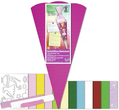Produktbild von URSUS 9850001, Mädchen, Schwarz, Grün, Grau, Orange, Pink, Violett, Weiß, Gelb, Abbildung, Karton, Hexagonal, Tape