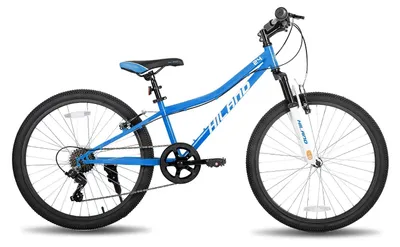 Productafbeelding van Kinderfiets 24 inch mountainbike met voorvering voor kinderen vanaf 7 jaar in diverse kleuren