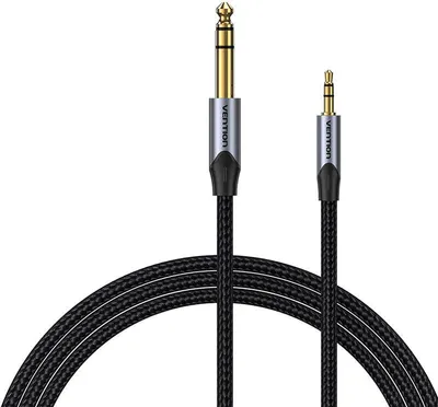 Obrázek produktu pro Vention BAUHJ, 3.5mm, Samec, 6.5mm, Samec, 5 m, Černá