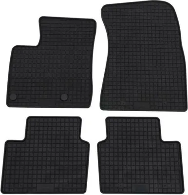 Produktbild von für Nissan Qashqai ab 06//2021 Passform PETEX Gummimatten 4-teilig schwarz Allwettermatten Gummifußmatten