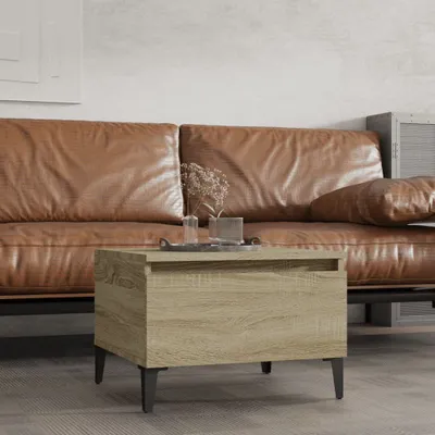 Produktbild von The Living Store Beistelltisch Sonoma-Eiche 50x46x35 cm Holzwerkstoff