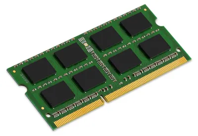 Produktbild von Kingston Technology System Specific Memory KCP3L16SS8/4, 4 GB, 1 x 4 GB, DDR3L, 204-pin SO-DIMM, Schwarz, Grün