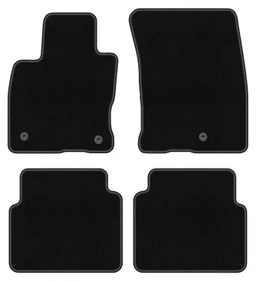 Productafbeelding van Velours automatten voor Ford Kuga MK3 vanaf 2019 (SUV) – 4-delig, zwart, op maat – Wielganizator BASIC