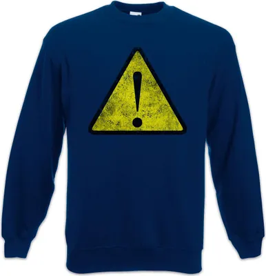 Produktbild von Urban Backwoods Warning Sign I, Sweatshirt, Farbe: Navy, Größe: L