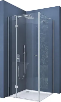 Immagine prodotto di doporro Box Doccia 90x90x190cm, Cabina Bagno Vetro di Sicurezza ESG Vetro Trasparente Incluso Rivestimento Facile da Pulire Ravenna05k