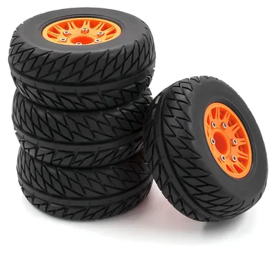 Produktbild von RC Autoreifen 4 Stueck Ersatz fuer 12MM 14MM 17MM ARRMA Traxxas HSP Tamiya HPI Gelaendewagen Short Truck