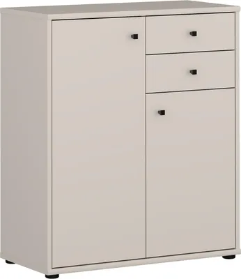 Image de Kommode >TEMPRA2< in Sand - 73,7x85,5x34,8cm (BxHxT)