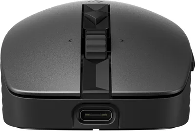 Produktbild von HP 715 - Maus - mehrere Geräte, wiederaufladbar - 7 Tasten - kabellos, kabelgebunden - 2.4 GHz, Bluetooth 3.0 - kabelloser Empfänger (USB) - Schwarz