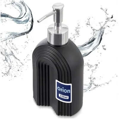 Produktbild von Seifenspender aus Glas Schwarz 320ml
