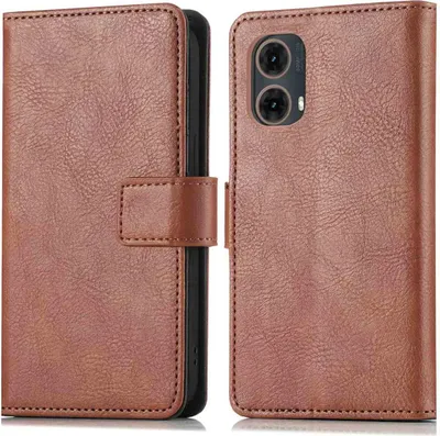 Image de imoshion Luxe Bookcase pour le Motorola Moto G85 - Marron