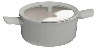 Zdjęcie produktu dla BergHOFF 3950429, 4,4 l, Szary, Ceramika, Prąd elektryczny, Gaz, Halogen, Indukcja, Aluminium, Szary, Żywica fenolowa