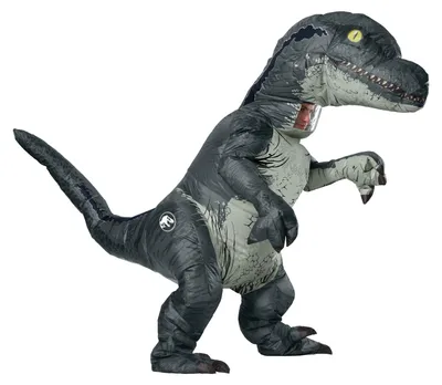 Produktbild von Jurassic World – aufblasbarer Velociraptor Dinosaurier Kostüm