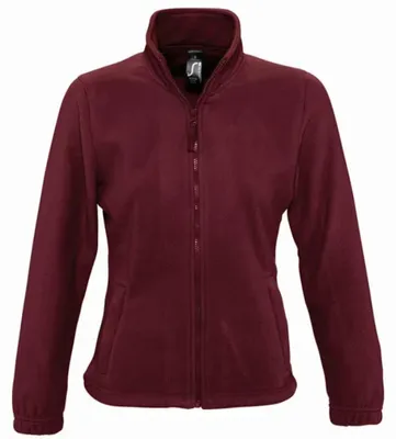 Imagen del producto de SOLS - Chaqueta de forro polar "North" para mujer, modelo LT2012 (talla XXL), color burdeos