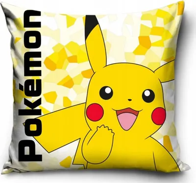 Produktbild von Kissenbezug Samt 40x40 Pokemon Pikachu