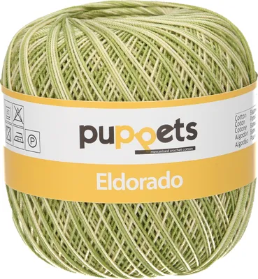 Produktbild von Puppets Eldorado Stärke 10 4578010-00082 multicolor Häkelgarn, 100 % Baumwolle