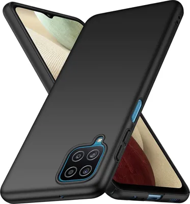 Produktbild von Hülle für Samsung Galaxy A12 5G Schwarz Matt Hart