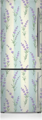 Produktbild von Magnete Küche Kühlschrank Kühlschrankmagnete 60x180 cm - Lavendelblumen.