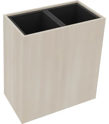 Produktbild von Pflanzgefäß 2er hoch B721xT380H800mm Akazie