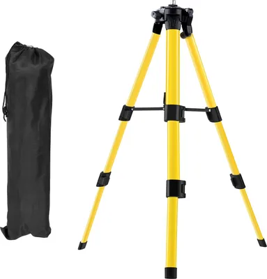 Image de Trépied réglable en hauteur pour niveau laser - trépied de 1 mètre avec filetage 5/8 pouce pour niveau laser de 2 à 5 lignes