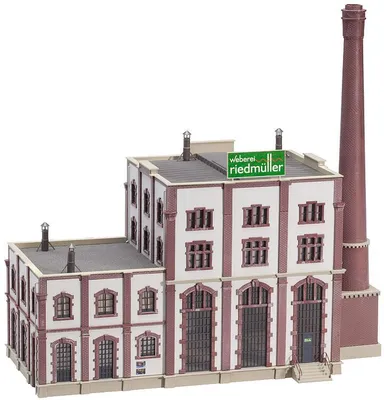 Produktbild von Faller Bausatz H0 130187 Weberei Riedmüller Industrie Gebäude 1:87
