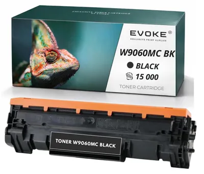 Immagine prodotto di Cartucce compatibili Evoke per stampante HP W9060MC W9060MC, colore nero, resa di 15.000 pagine, compatibili con i modelli C, LJ, Managed, E55040dw, Flow, E57540c, E57540xhn, Immagine generata dall'IA