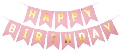 Immagine prodotto di Festoni di carta rosa oro per la decorazione di una festa di compleanno