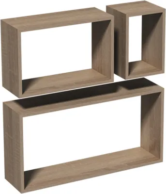 Produktbild von Velano - Wand-Regal-Set, Modulfächer, Regalsysteme, Hängeregale - FRS 600/380/170