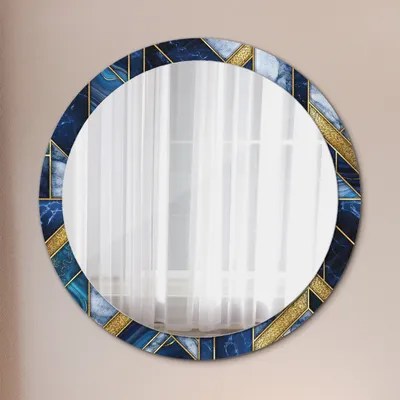 Produktbild von Spiegel - Mirror zum Wandspiegel Schlafzimmer – Schminkspiegel- modern marmor- Ø100cm