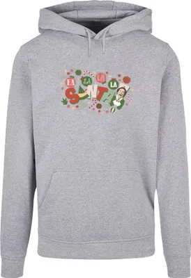 Immagine prodotto di Elf - Maglione con cappuccio "Fa La La" per donna BI6869 (XL) (Grigio)