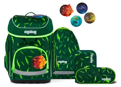 Zdjęcie produktu dla Zestaw plecaka szkolnego ergobag cubo, model "Bärtastisch"