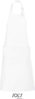 Immagine prodotto di SOLs 88010 | Grembiule lungo Gala - 75 x 90 cm - Colore: Bianco - Misure: 75 x 90 cm