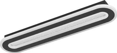 Zdjęcie produktu dla EGLO Macchioni, 1 szt., LED, 2360 lm, IP20, Czarny, Biały