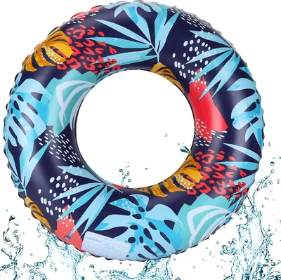 Produktbild von Schwimmring für Kinder 63 cm, Langlebiges PVC, Maximal 35 kg, Für Wasservergnügen