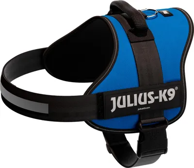 Produktbild von Julius-K9 Powerharness, Hund, Westengeschirr, XXL, Blau, Polyester, jede Rasse