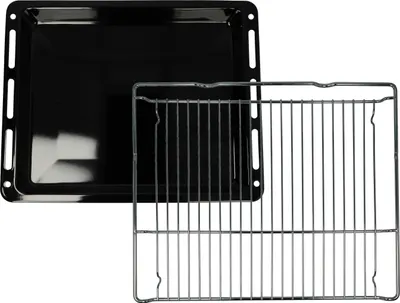 Produktbild von vhbwx Backblech, Gitterrost (2-tlg. Set) für diverse Backöfen - 45,5 x 36 x 4 cm