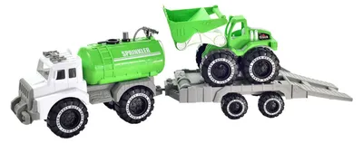 Image de Camion de pulvérisation municipal avec chargeur frontal