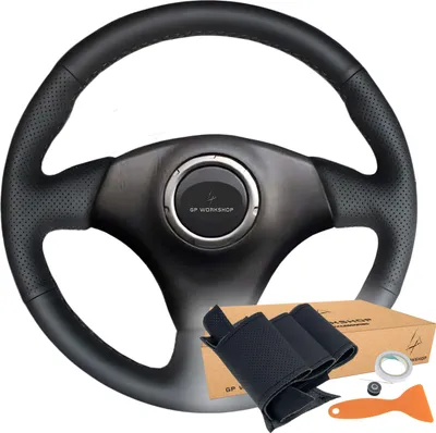 Obrázok produktu pre Poťah volantu pre Toyota a Lexus – čierny, perforovaný