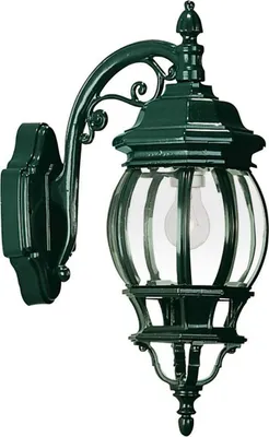 Produktbild von Casa Padrino Aluminium Kolonialstil Außenwandleuchte Grün 16 x 27 x H. 42 cm - Nostalgische Außenlaterne