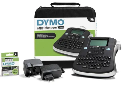 Produktbild von DYMO LabelManager ™ 210D+ QWERTY Kitcase, QWERTY, D1, Wärmeübertragung, 180 x 180 DPI, 12 mm/sek, Kabellos