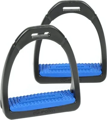 Image de Compositi - Étriers pour enfants Premium Profile ER711 (taille unique) (Bleu roi)