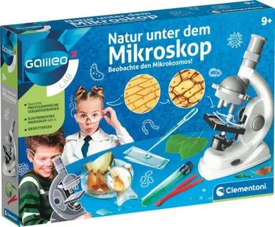 Produktbild von Clementoni 69804 Galileo - Natur unter dem Mikroskop
