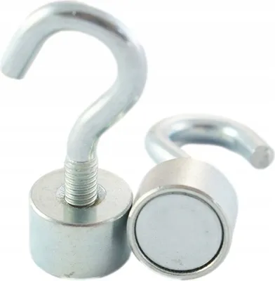 Obrázok produktu pre Magnetický držiak 12x8 s háčikom M4 1 ks