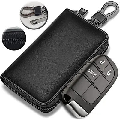 Produktbild von Autoschlüssel‑Schutztasche Passend, Reißverschluss Schlüsseltasche, zum Schutz des Autoschlüssels