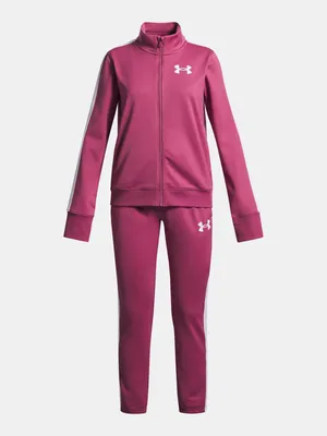 Produktbild von Under Armour UA Strick-Trainingsanzug für Mädchen – ROT YLG