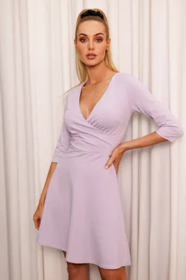 Obrázok produktu pre Made of Emotion Dámske mini šaty Qekjis M786 fialová M