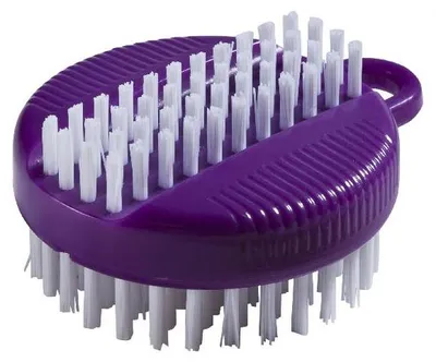 Produktbild von Haug Nagelbürste rund, beidseitig verwendbar, lila - 70720