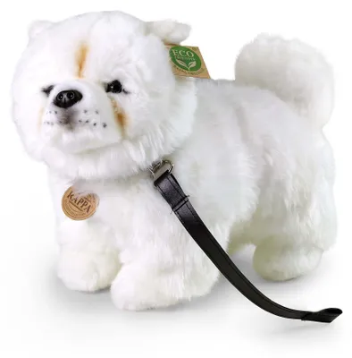 Obrázek produktu pro Plyšový pes čau-čau s vodítkem 30 cm ECO-FRIENDLY
