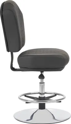 Produktbild von Stilvoll Barhocker Stuhl Designer Metall Esszimmerstuhl Hocker Bar Grau Neu