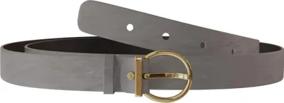 Produktbild von Damen Velours Samt Gürtel Wildleder-Optik Rind Leder 30643 Beige 120 cm