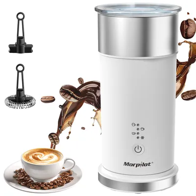 Obrázok produktu pre Morpilot, elektrický napenenie mlieka, 4 v 1, 240 ml, 400 W, vhodné na teplé aj studené mlieko
